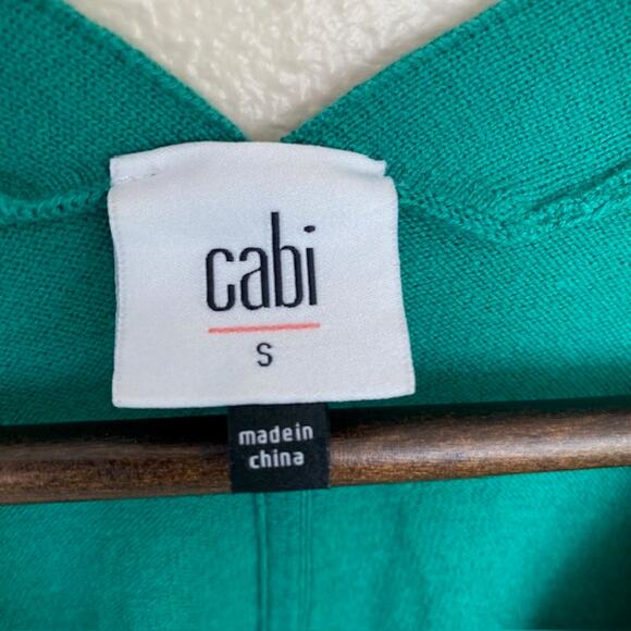 Cabi Kelly Green V Neck Cardigan - Small - Picture 4 of 4